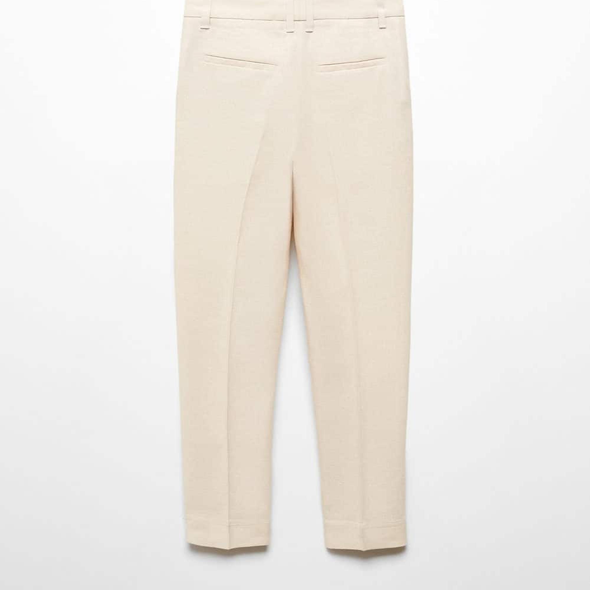 Mango Çocuk Keten Pantolon Takım Kum Beji