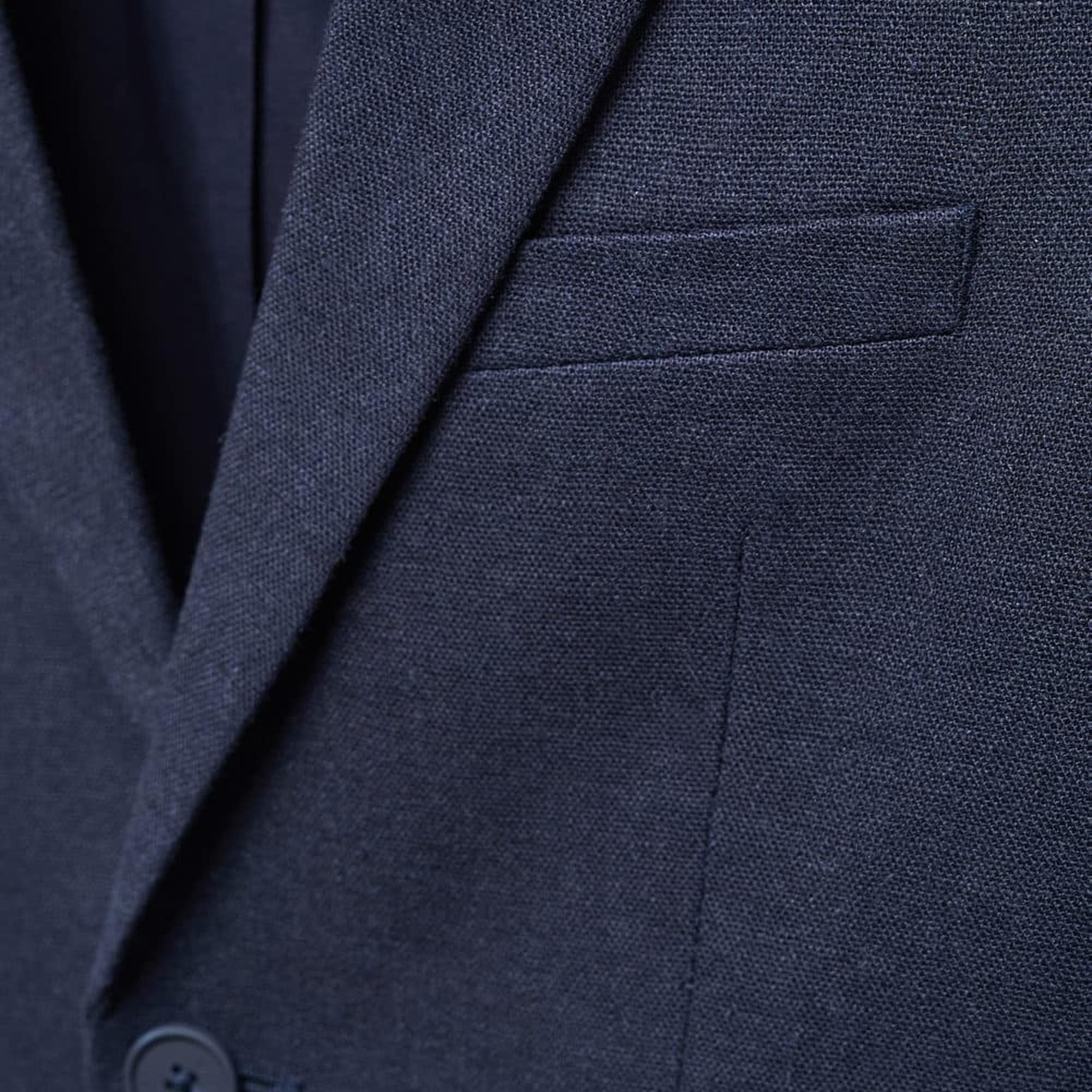 Mango Çocuk Keten Blazer Ceket Lacivert