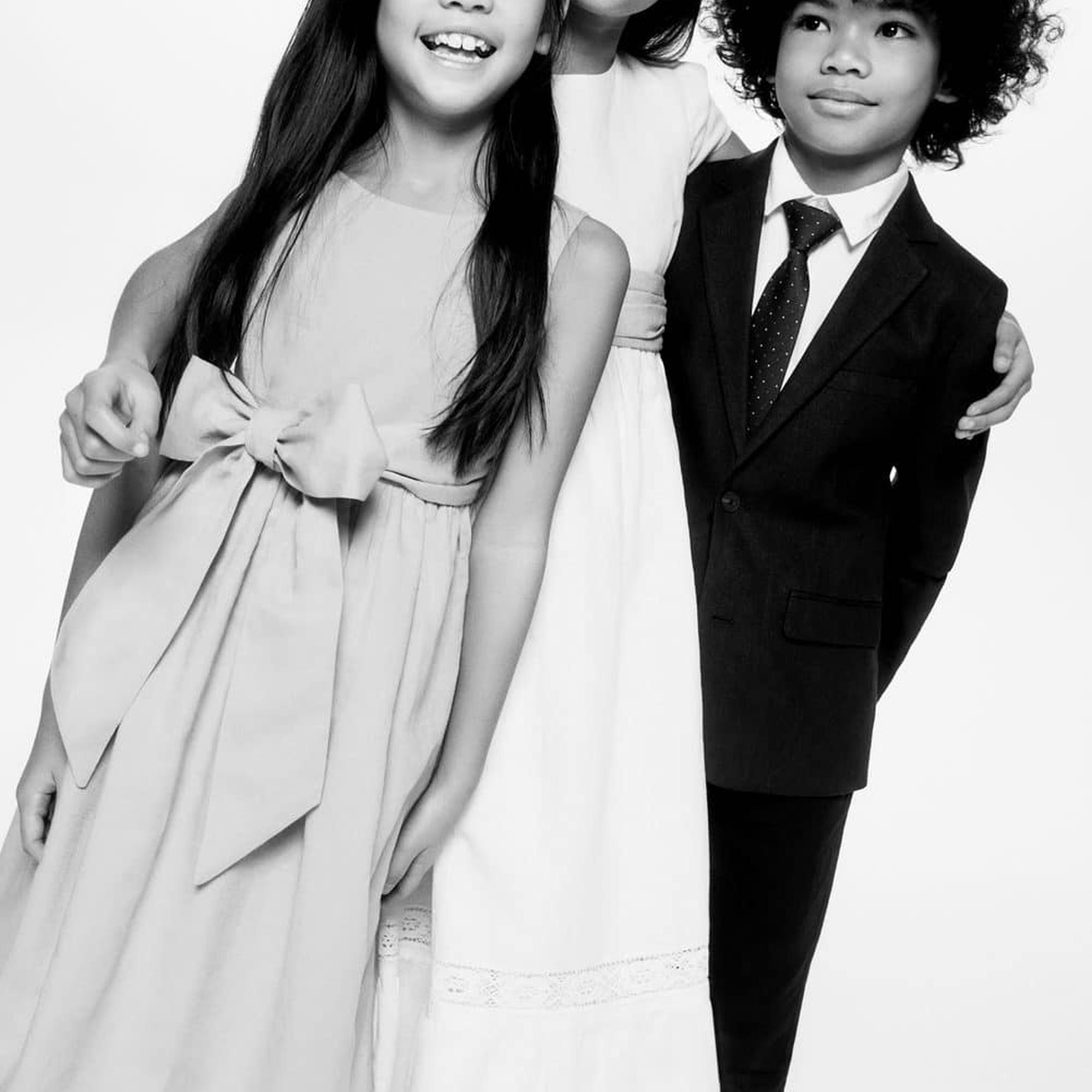 Mango Çocuk Keten Blazer Ceket Lacivert