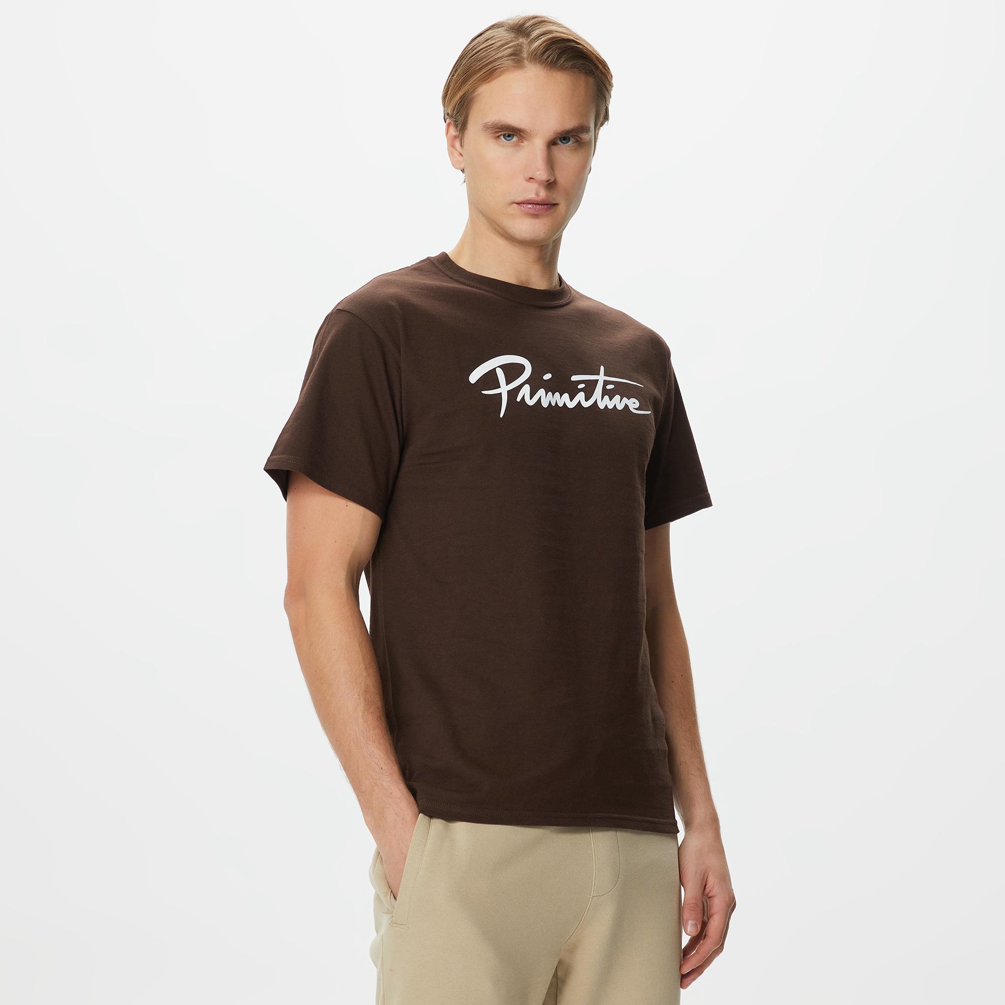 Primitive Nuevo Erkek Kahverengi T-Shirt