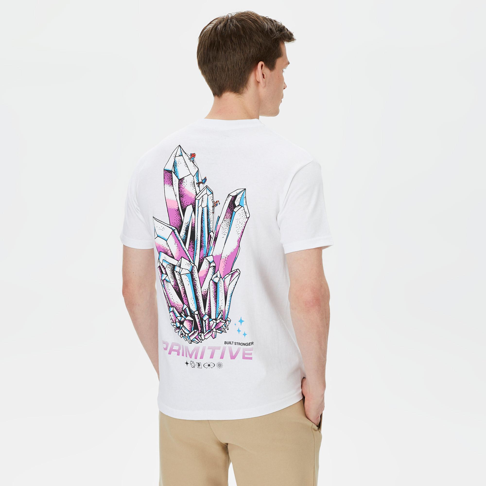 Primitive Zenith Erkek Beyaz T-Shirt