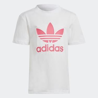  adidas Çocuk Pembe/Beyaz Şort - T-Shirt Takımı