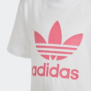  adidas Çocuk Pembe/Beyaz Şort - T-Shirt Takımı