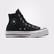 Converse Chuck Taylor All Star Lift Chrome Kadın Siyah Platform Sneaker