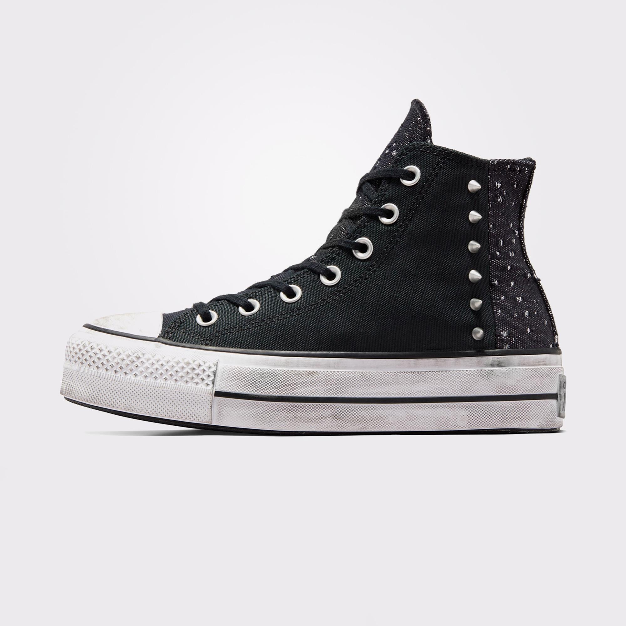 Converse Chuck Taylor All Star Lift Platform Chrome  Unisex Siyah Sneaker
