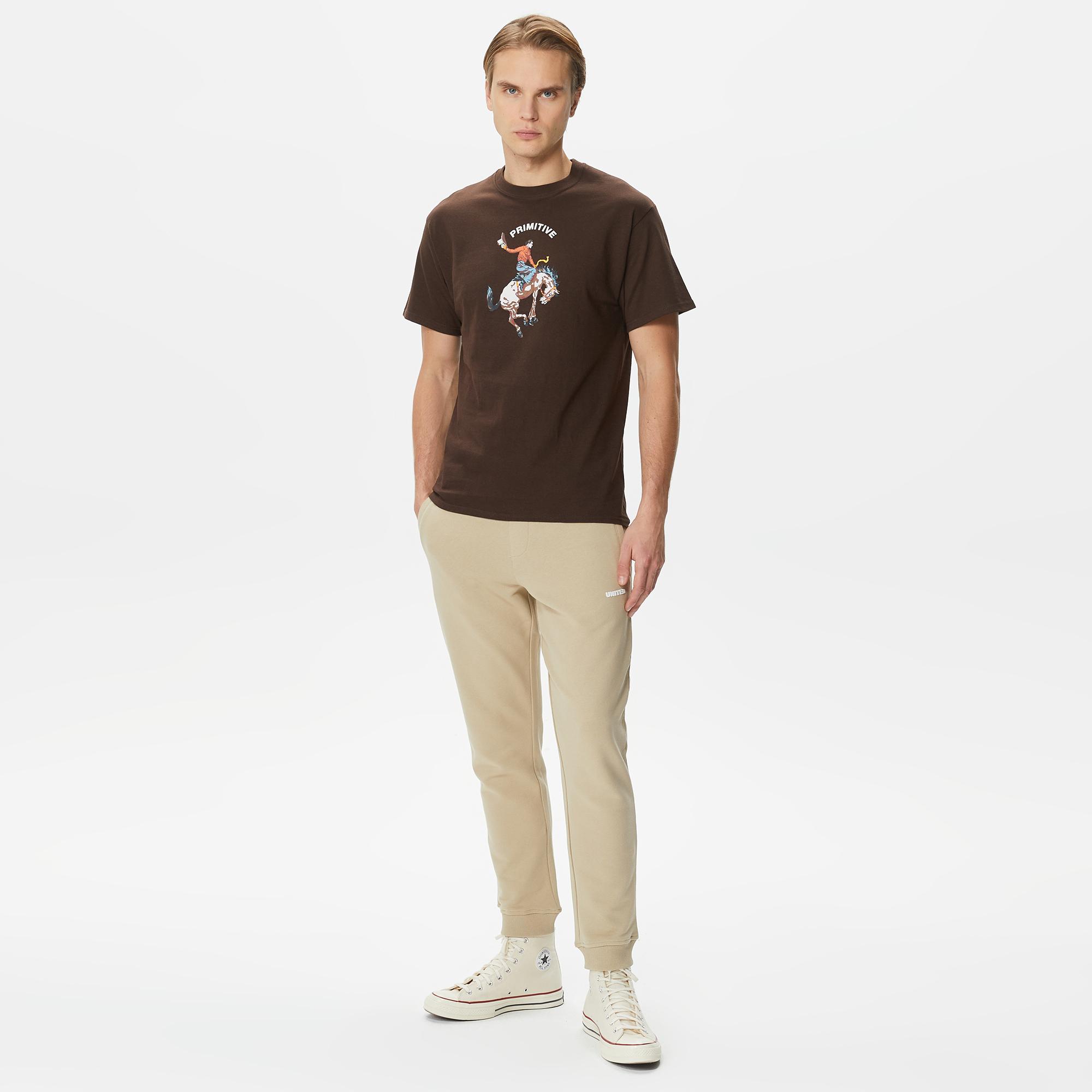 Primitive Badlands HW Erkek Kahverengi T-Shirt