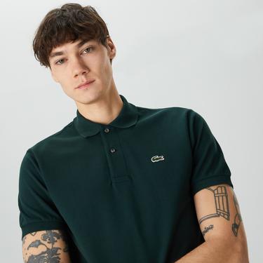  Lacoste L.12.12 Erkek Classic Fit Koyu Yeşil Polo