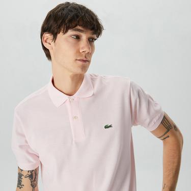 L.12.12 Erkek Classic Fit Açık Pembe Polo