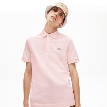  Erkek Regular Fit Pembe Paris Polo