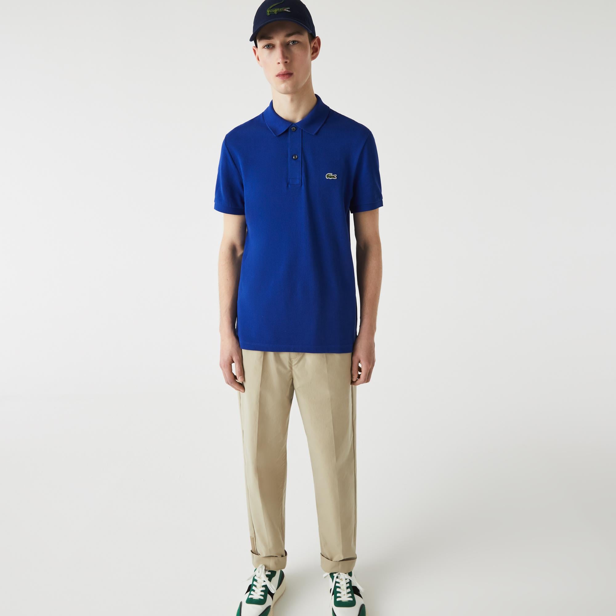 L.12.12 Erkek Slim Fit Lacivert Polo
