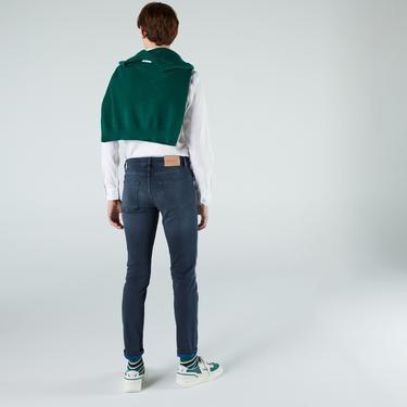  Erkek Slim Fit Lacivert Jean Pantolon