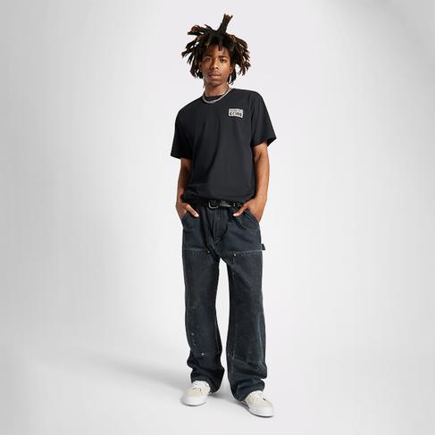  Converse Grafik Baskılı Erkek Siyah T-Shirt