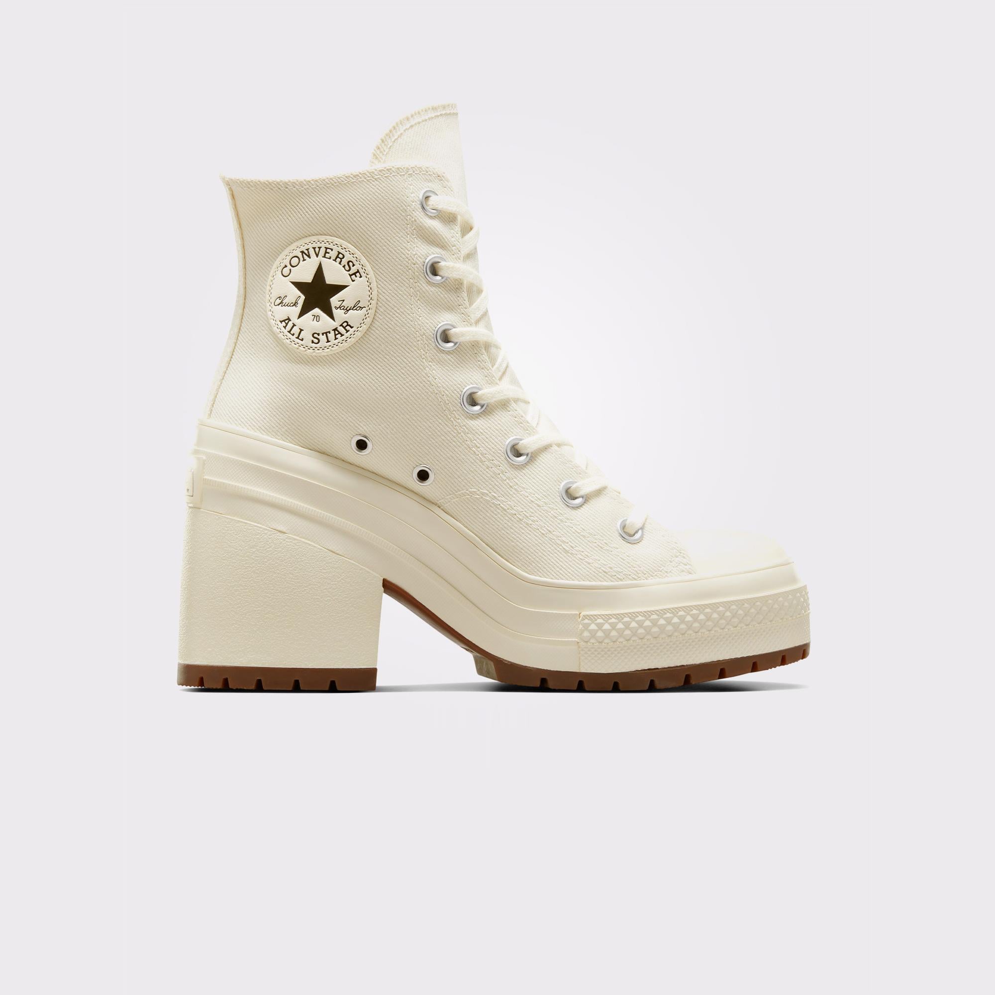 Converse Chuck 70 De Luxe Heel Unisex Krem Sneaker