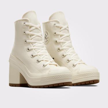  Converse Chuck 70 De Luxe Heel Unisex Krem Sneaker