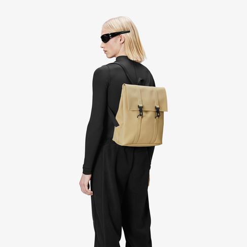  Rains MSN Mini Unisex Bej Sırt Çantası
