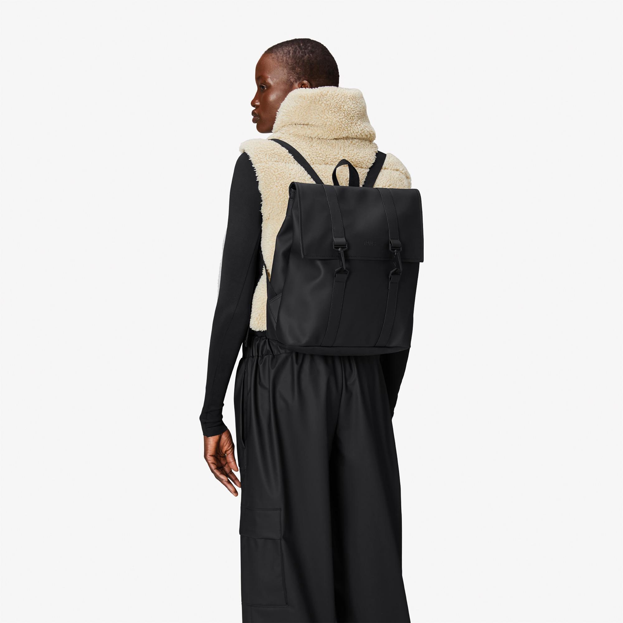 Rains MSN Mini Unisex Siyah Sırt Çantası