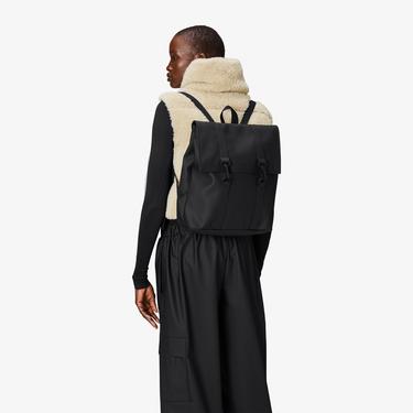  Rains MSN Mini Unisex Siyah Sırt Çantası