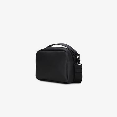  Rains Box Unisex Siyah Omuz Çantası