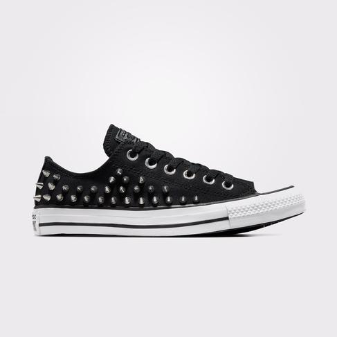  Converse Chuck Taylor All Star Studded Kadın Siyah Sneaker