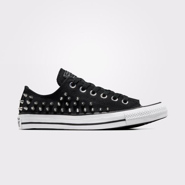  Converse Chuck Taylor All Star Studded Kadın Siyah Sneaker