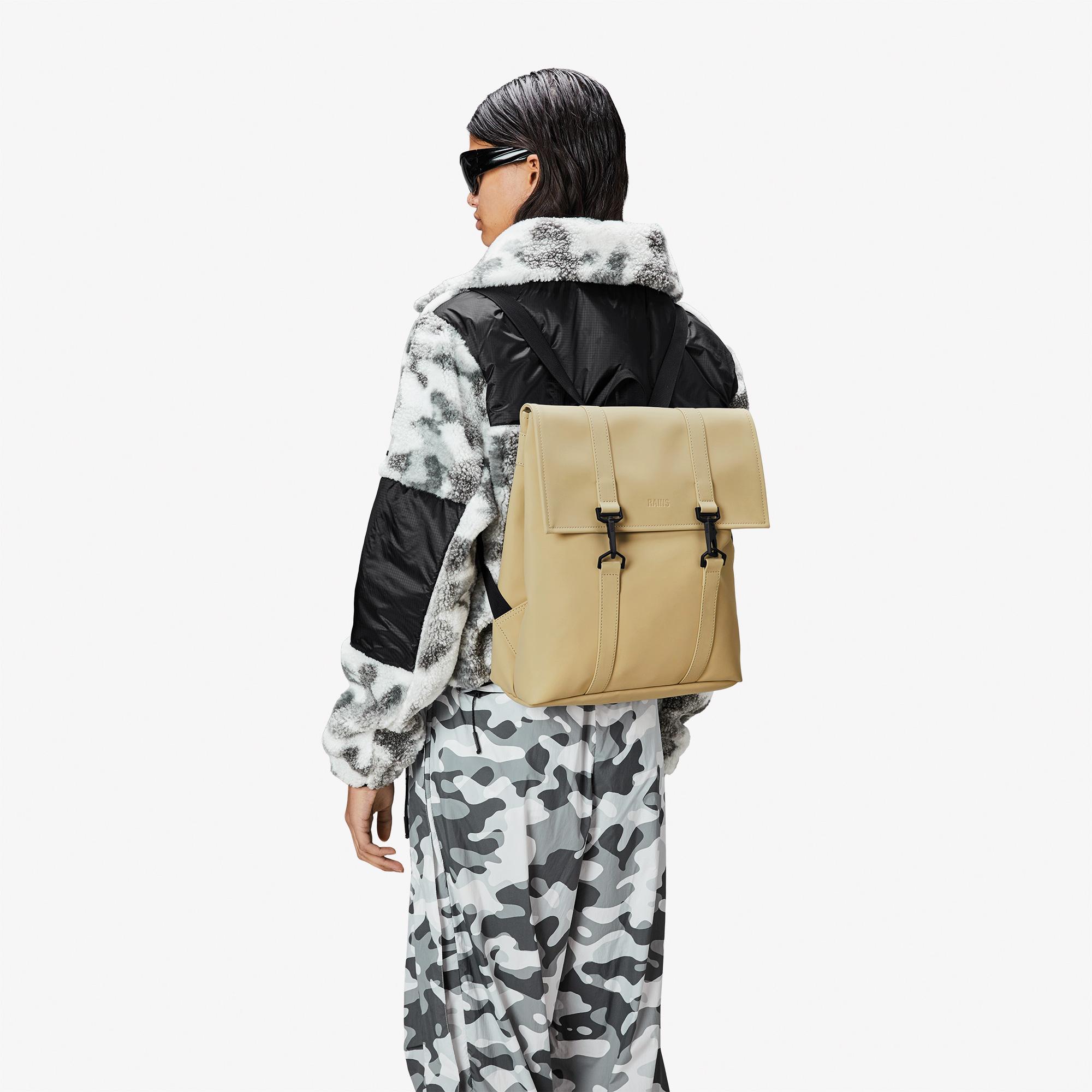 Rains MSN Mini Unisex Bej Sırt Çantası
