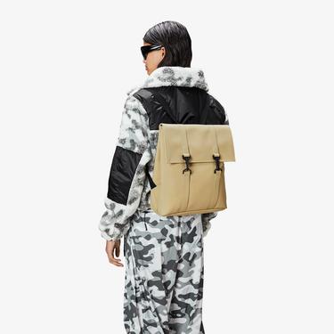  Rains MSN Mini Unisex Bej Sırt Çantası