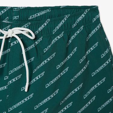  Erkek Baskılı Yeşil Mayo Şort