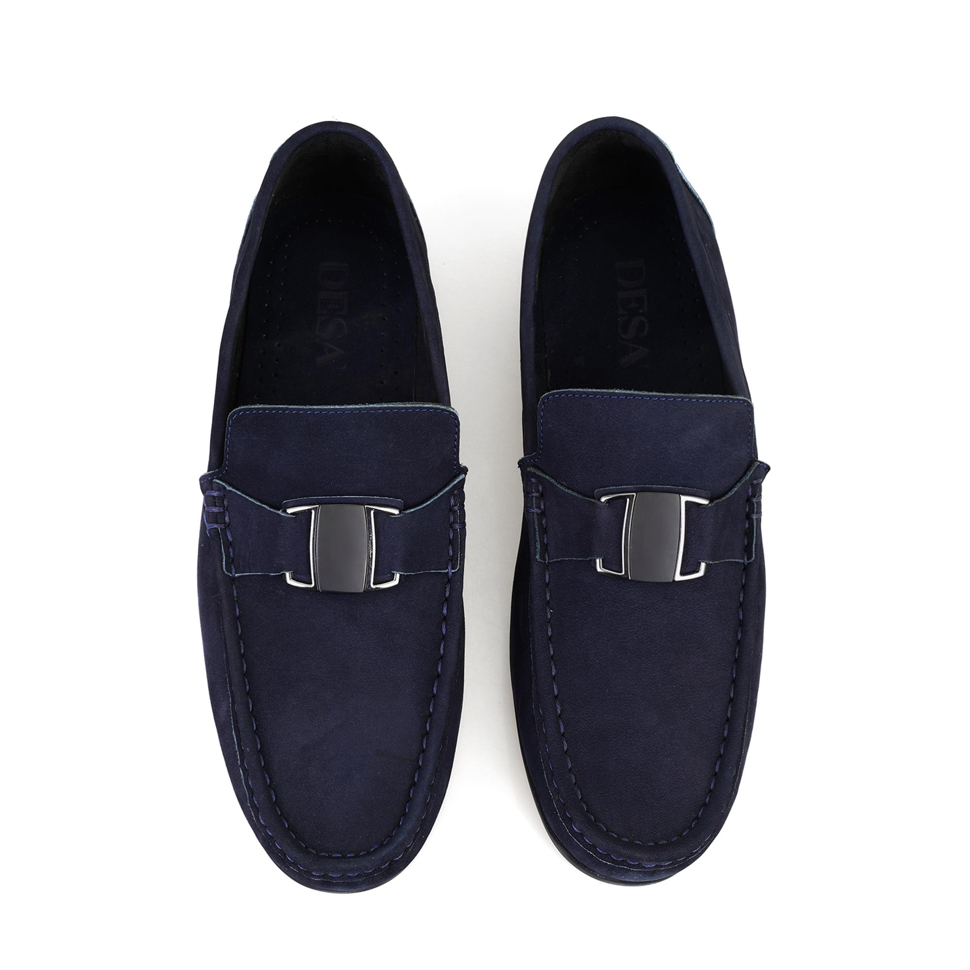 Craig Lacivert Erkek Süet Deri Loafer