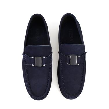  Craig Lacivert Erkek Süet Deri Loafer