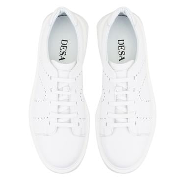  Parker Beyaz Erkek Deri Spor Ayakkabı