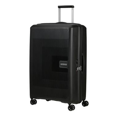  American Tourister Siyah Aerostep - Spinner 4 Tekerlekli Büyük Boy Valiz 77 cm