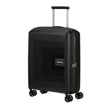  American Tourister Siyah Aerostep-Spinner Körüklü 55/20 Kabin Boy Valiz