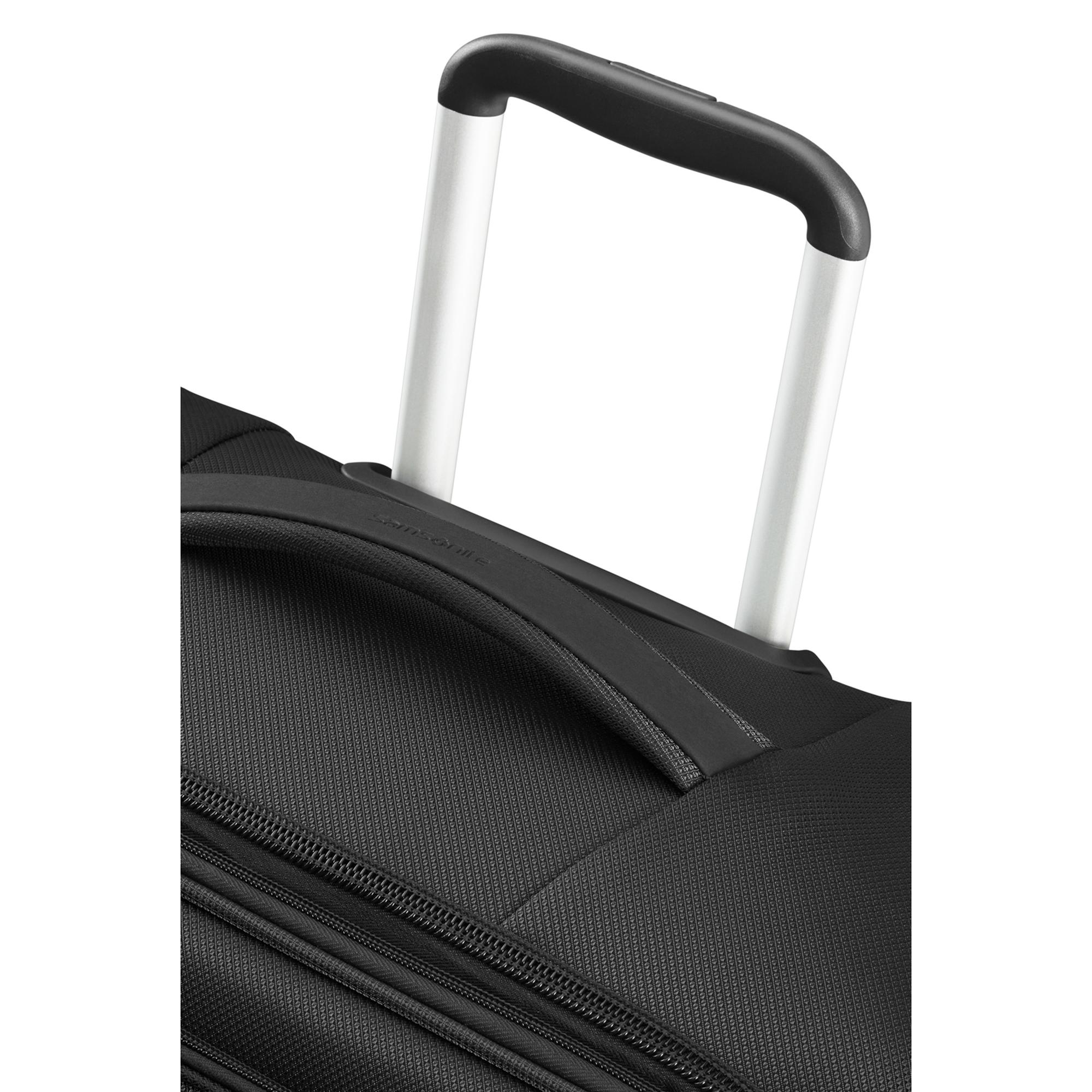 Samsonite Siyah Respark Spinner - Körüklü 4 Tekerlekli Orta Boy Valiz 67 cm