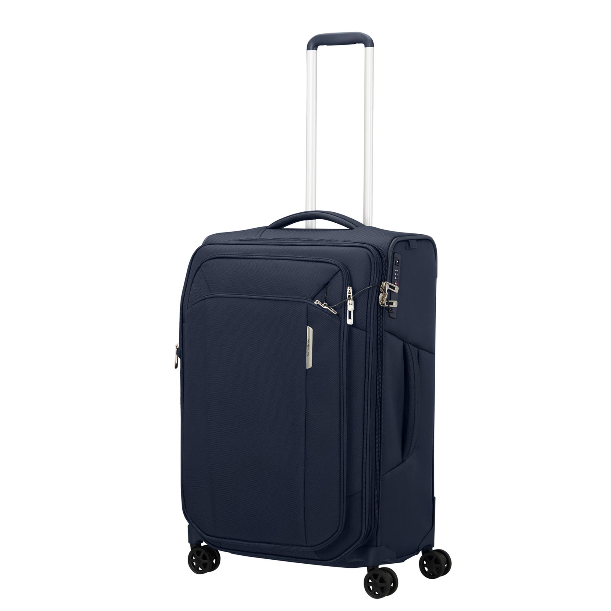 Samsonite Lacivert Respark - Spinner 4 Tekerlekli Orta Boy Valiz 67 cm