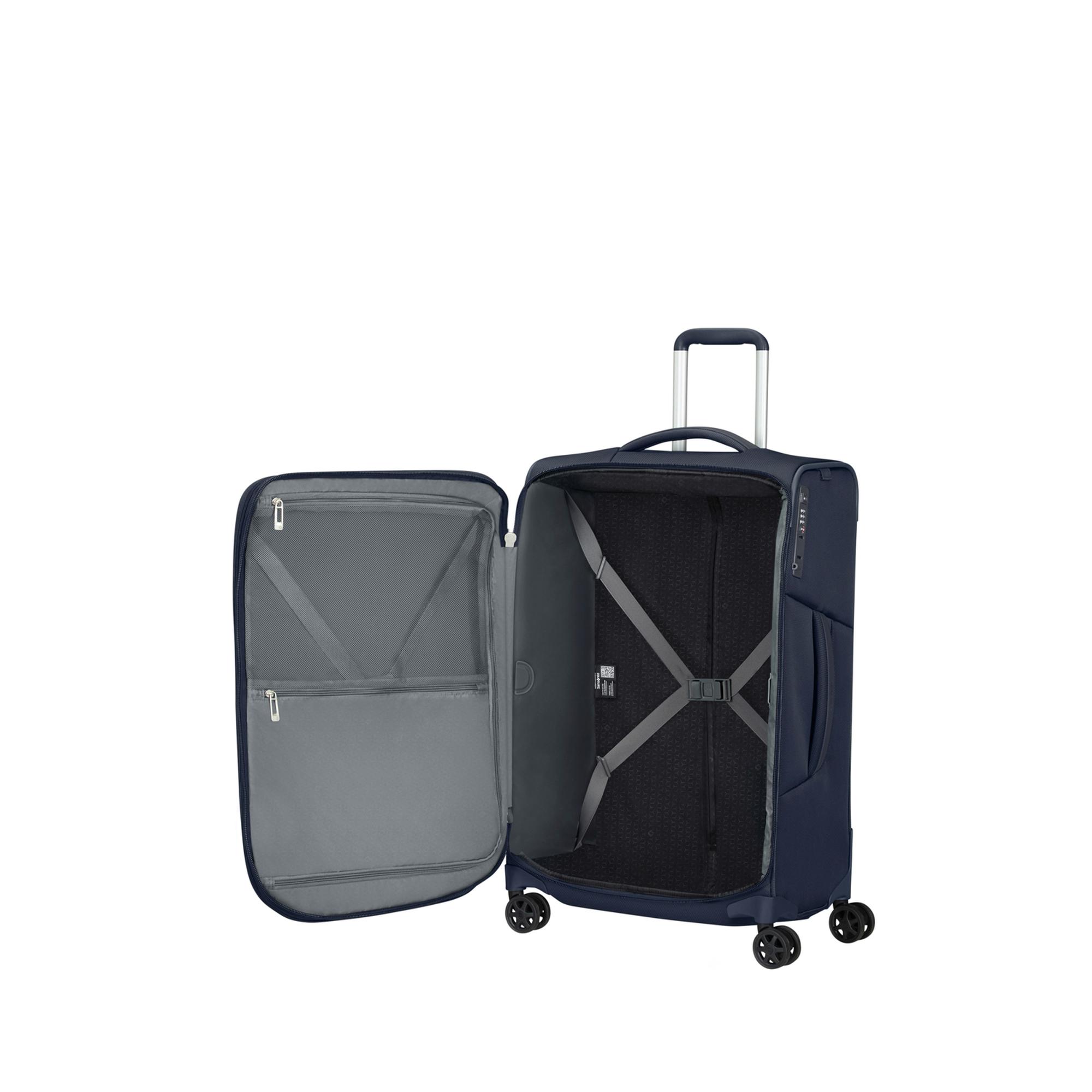 Samsonite Lacivert Respark - Spinner 4 Tekerlekli Orta Boy Valiz 67 cm