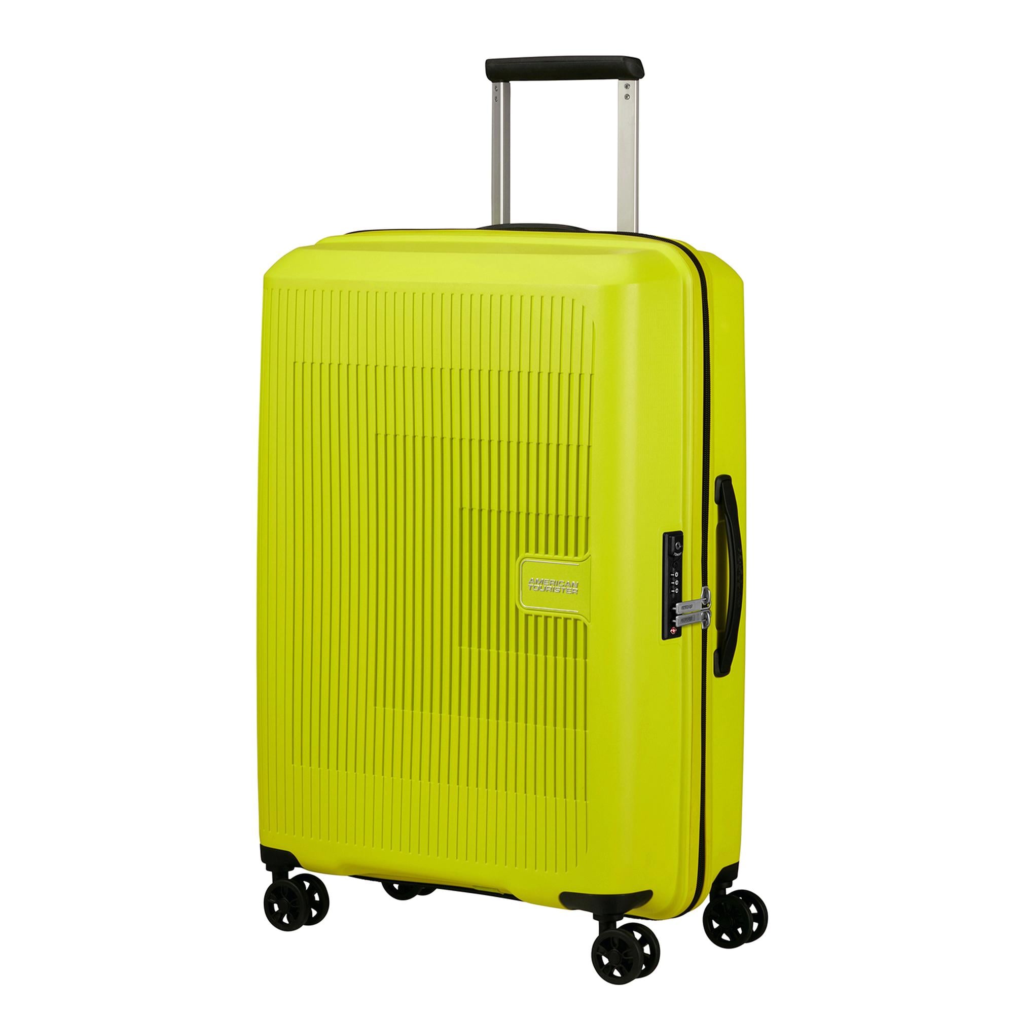 American Tourister Yeşil Aerostep - Spinner 4 Tekerlekli Orta Boy Valiz 67 cm