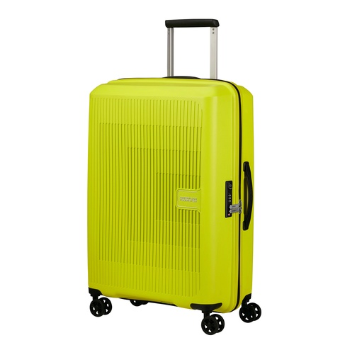  American Tourister Yeşil Aerostep - Spinner 4 Tekerlekli Orta Boy Valiz 67 cm