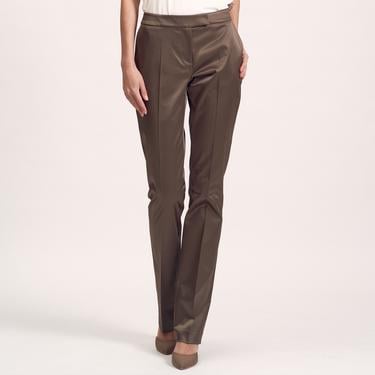  Kahve Klasik Kadın Pantolon