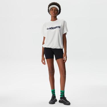  Active Kadın Tight Fit Baskılı Siyah Şort