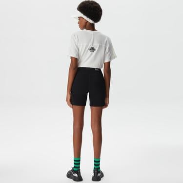  Active Kadın Tight Fit Baskılı Siyah Şort