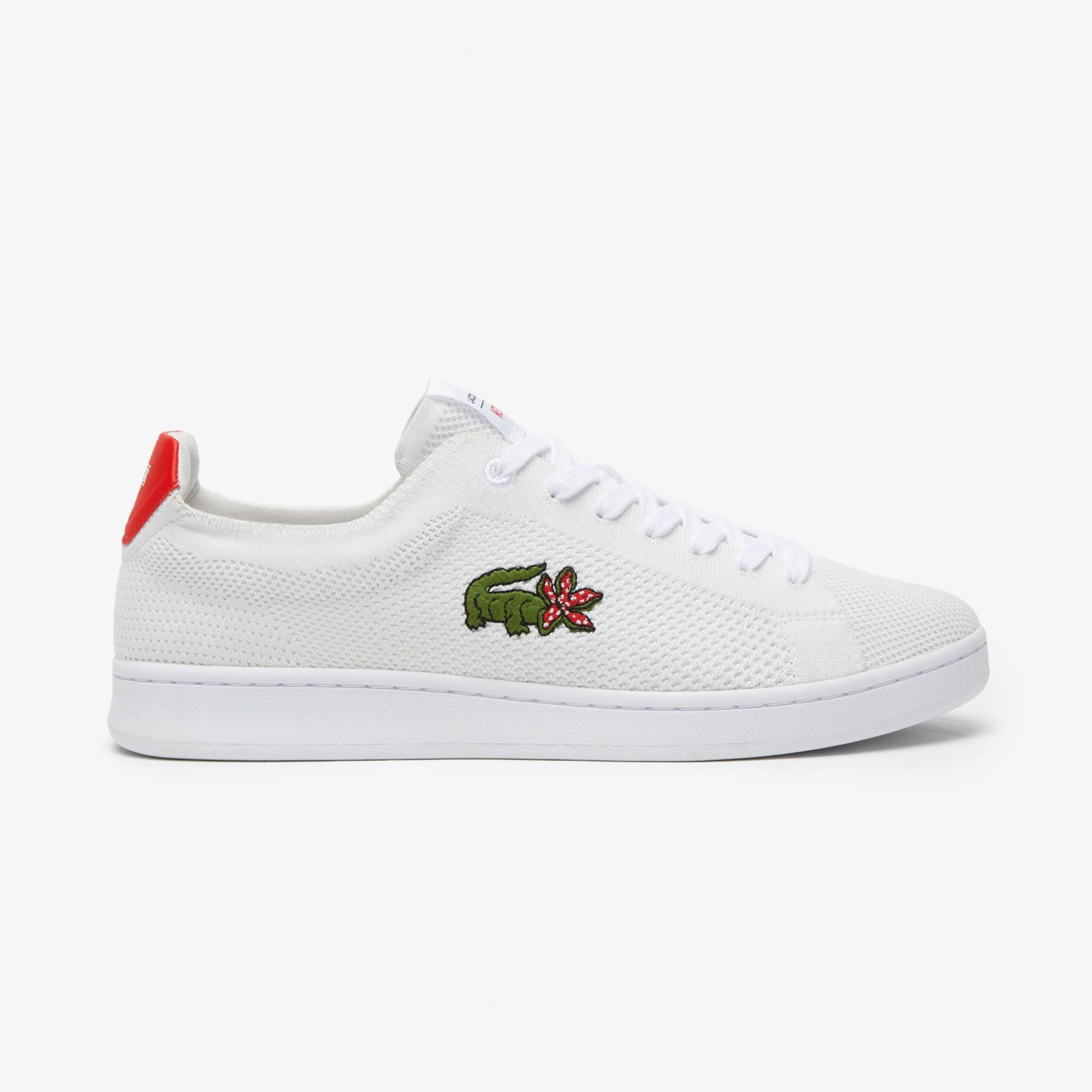 Lacoste x Netflix Piquéé Erkek Carnaby Beyaz Sneaker