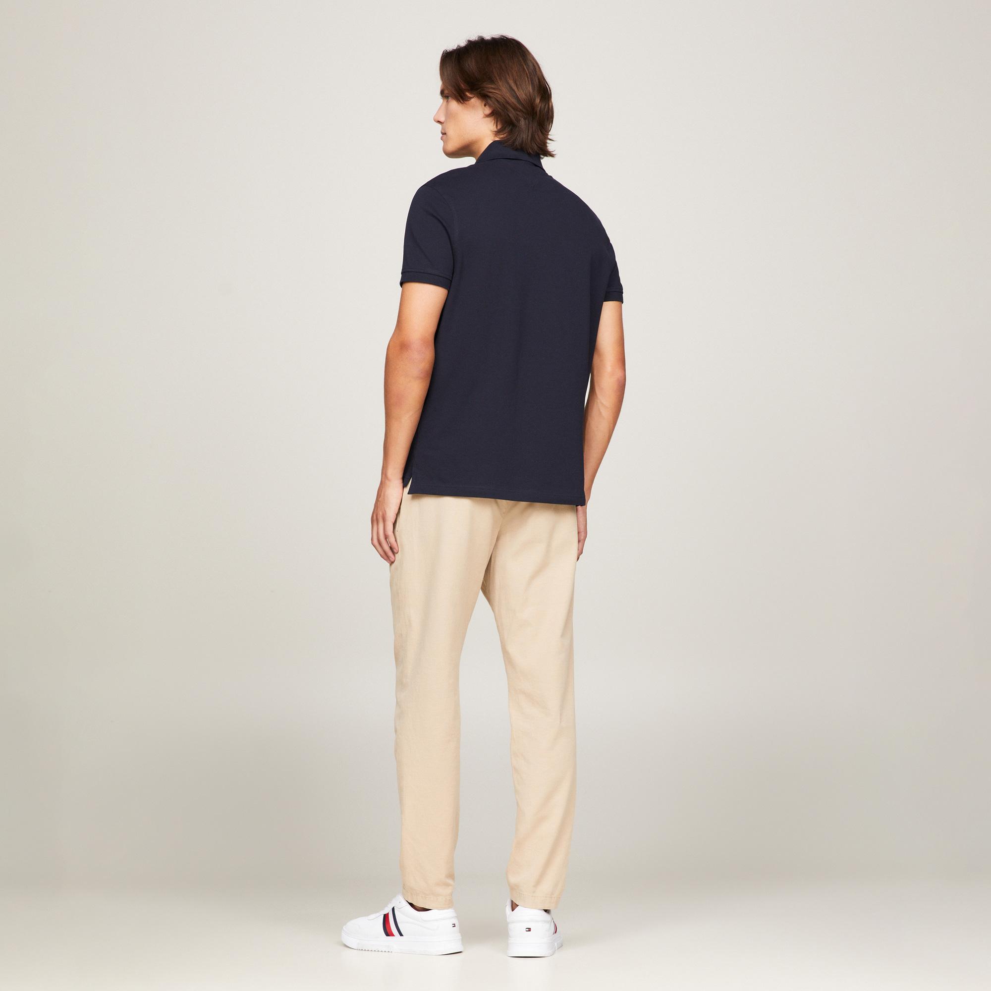 Tommy Hilfiger Erkek Mavi Polo