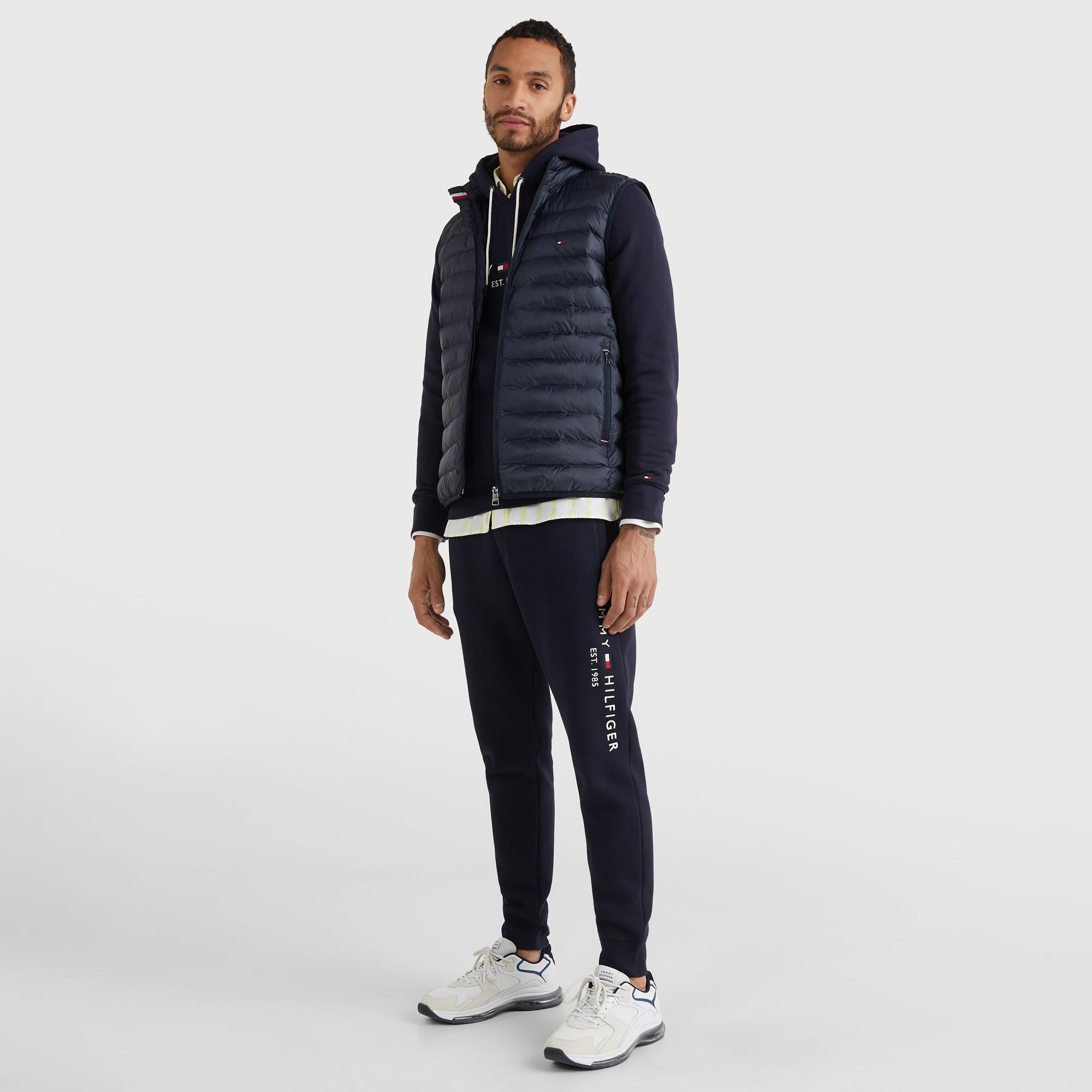 Tommy Hilfiger Erkek Mavi Mont