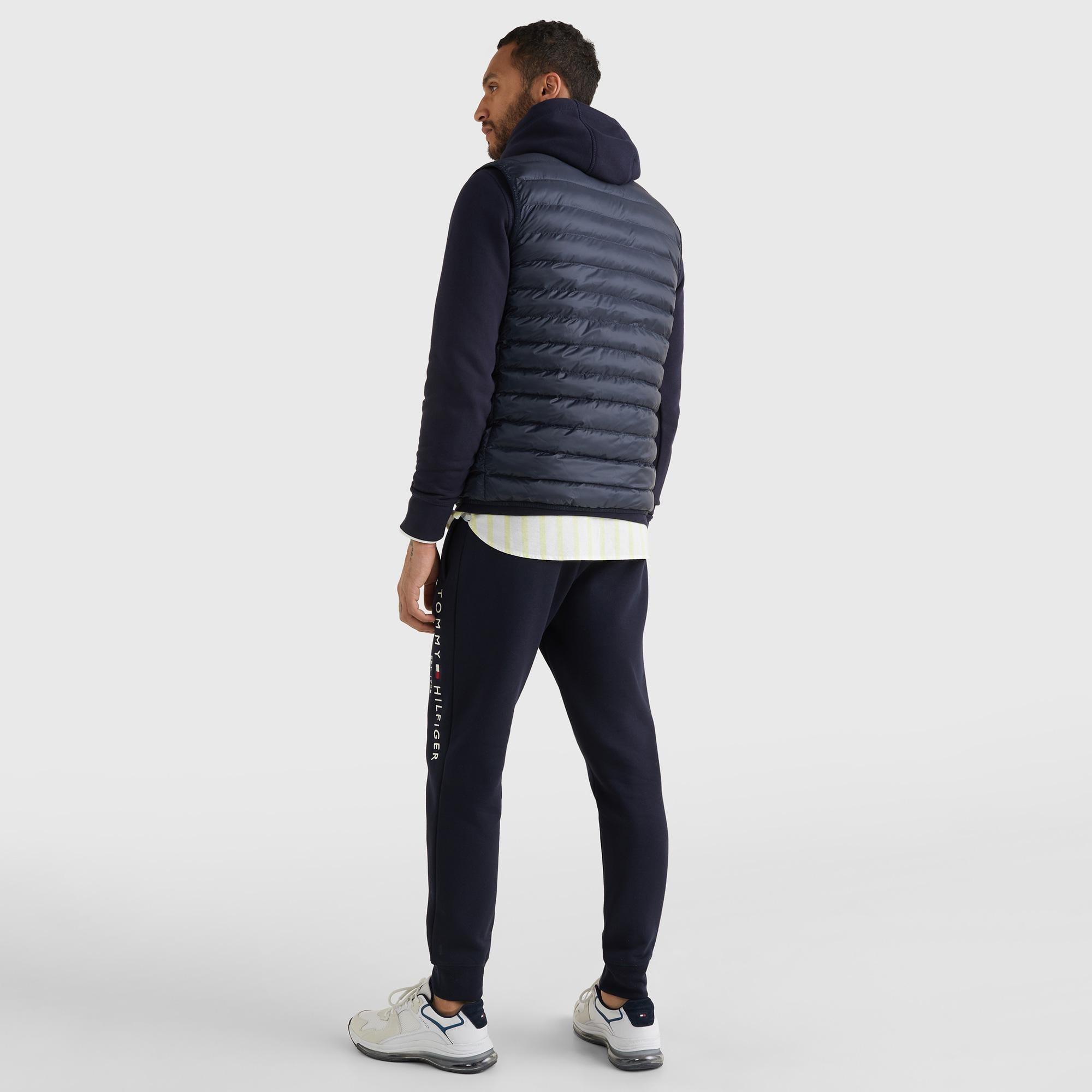 Tommy Hilfiger Erkek Mavi Mont