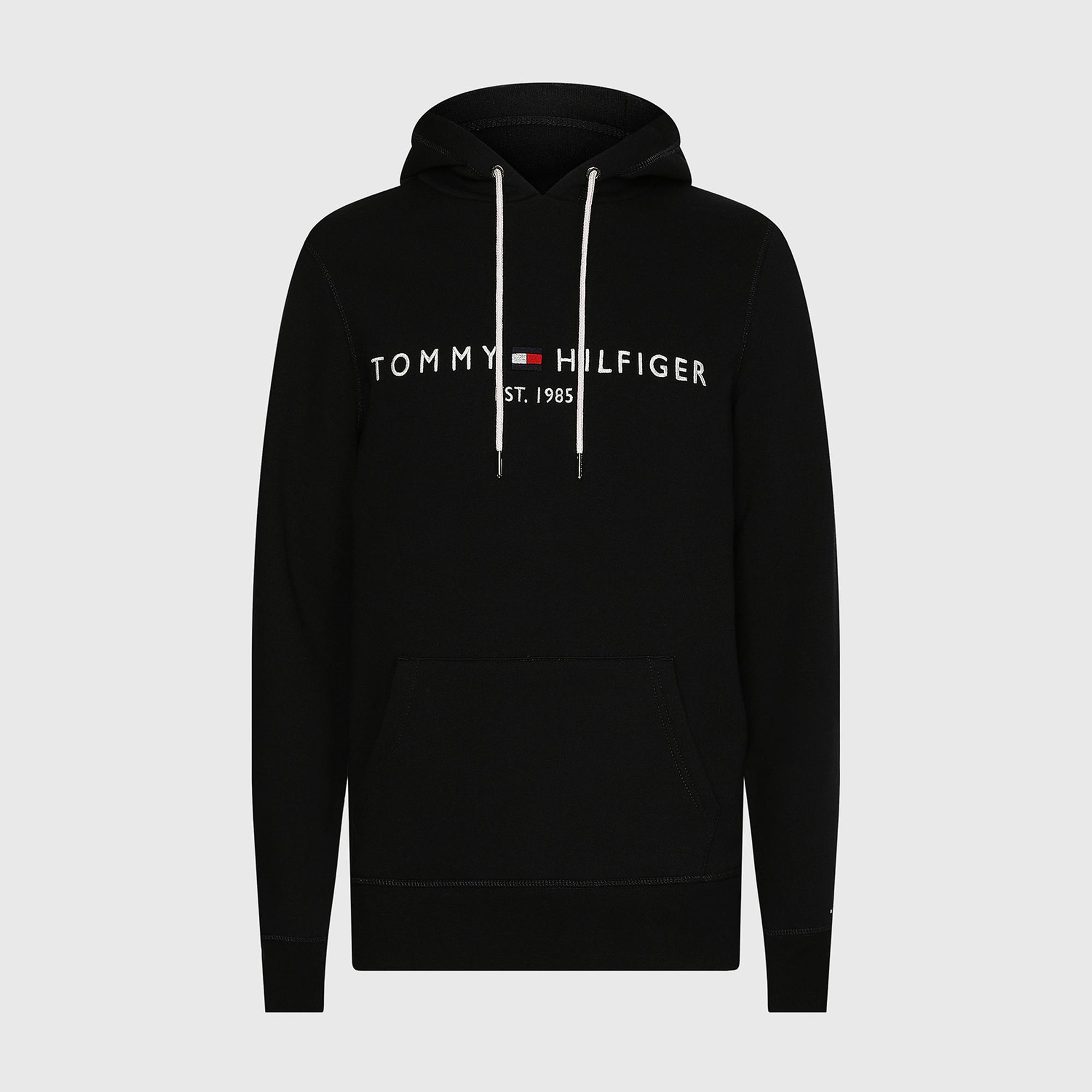 Tommy Hilfiger Erkek Siyah Sweatshirt