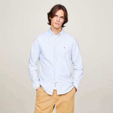  Tommy Hilfiger Erkek Mavi Gömlek