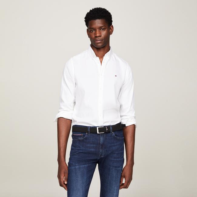  Tommy Hilfiger Erkek Beyaz Gömlek