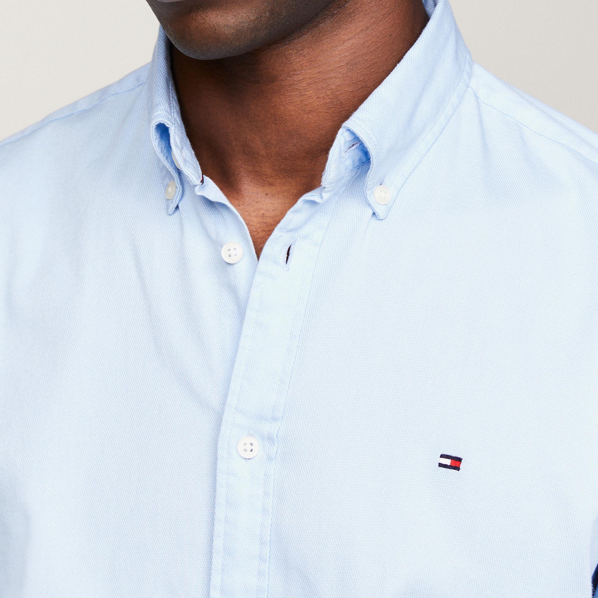 Tommy Hilfiger Erkek Mavi Gömlek