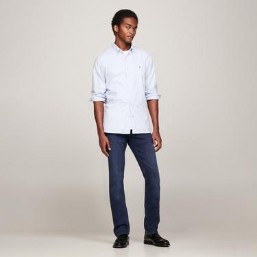  Tommy Hilfiger Erkek Mavi Gömlek