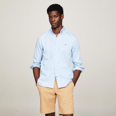  Tommy Hilfiger Erkek Mavi Gömlek